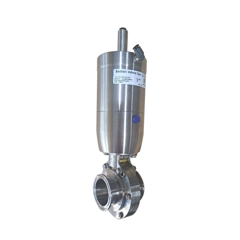 Pneu Hygienic BV ; ZVF ; Mach83 DA ; SS316L/FKM/VITON ; ASME BPE ; 1.5Inch (OD38.1x1.65mm) ; Ferrule ends ; Bardiani