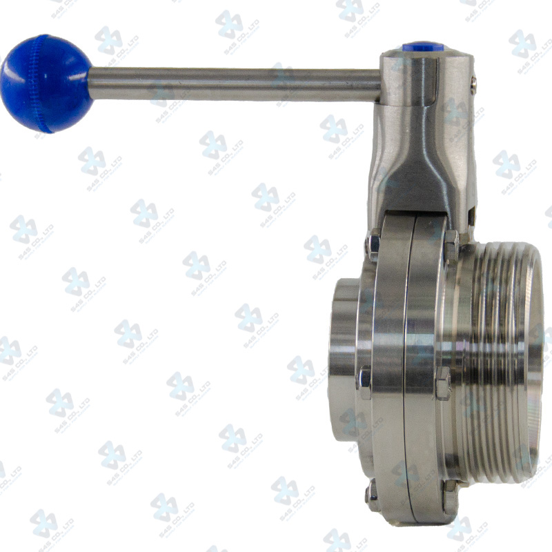 Manual Hygienic BV ; VVF ; Pull handle 10-65 3/4pos ; SS316L/FKM/VITON ; DIN11864-1 ; DN10 (OD17.2x1.6mm) ; WM ; Bardiani