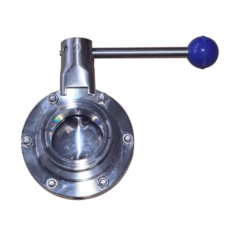 Manual Hygienic BV ; VVF ; Pull handle 10-65 3/4pos ; SS316L/FKM/VITON ; DIN11864-3 ; DN10 (OD17.2x1.6mm) ; Ferrule ends ; Bardiani