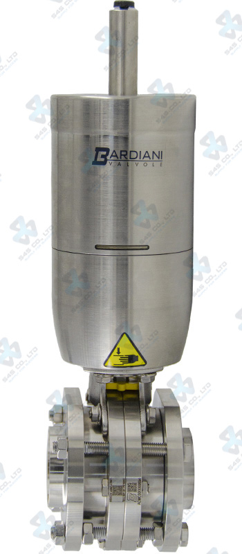 Pneu Hygienic BV ; ZVF ; WAF4 ; Mach83 SA NC/NO ; SS316L/FKM/VITON ; ISO ; DN10 (OD17.2x1.6mm) ; WW ; Bardiani