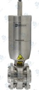 Pneu Hygienic BV ; ZVF ; WAF4 ; Mach83 SA NC/NO ; SS316L/FKM/VITON ; ISO ; DN25 (OD33.7x2mm) ; WW ; Bardiani