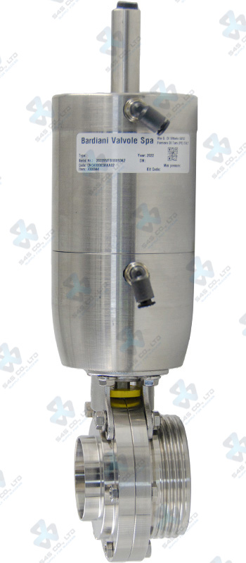 Pneu Hygienic BV ; ZVF ; Mach83 DA ; SS316L/FKM/VITON ; DIN11864-1 ; DN10 (OD17.2x1.6mm) ; WM ; Bardiani