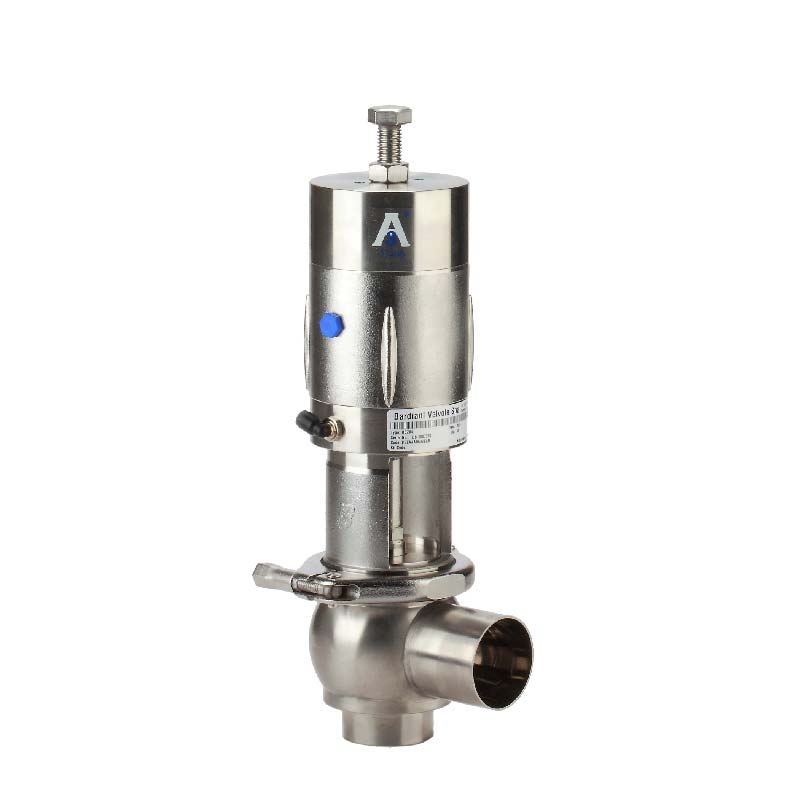 Pneu Pressure relief valve ; BBZS5 ; 1L BODY ; SA NC ; 5-6 ; SS316L/EPDM ; DIN11851-2 ; DN100 (OD104mm) ; WW ; Bardiani