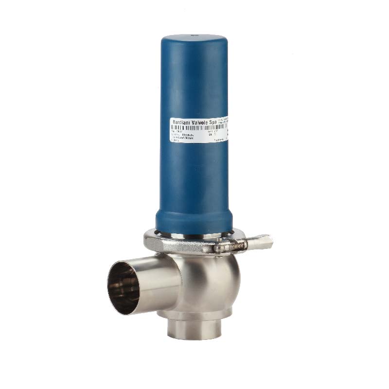 Spring Pressure relief valve ; BBZS1 ; 1L BODY ; Spring ; 1-4 ; SS316L/EPDM ; DIN11851-2 ; DN100 (OD104mm) ; WW ; Bardiani