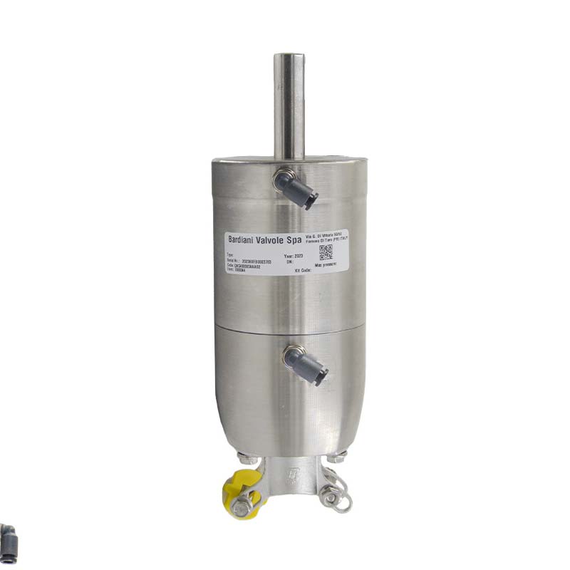 Củ khí nén Đóng mở khí nén ; Tác động kép ; Inox 304 ; Bao gồm pát ; 10-53 ; Bardiani