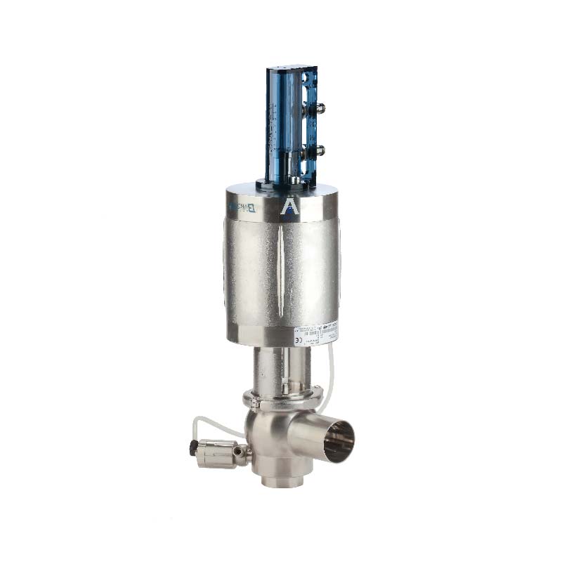 Pneu Double seal valve ; BZAW3 ; 1L Body ; DA ; SS316L/EPDM ; DIN11851-2 ; 2 auxiliary valves 45-315 ; DN100 (OD104mm) ; WW ; Bardiani
Incl. Easy Top for Proximities mouting