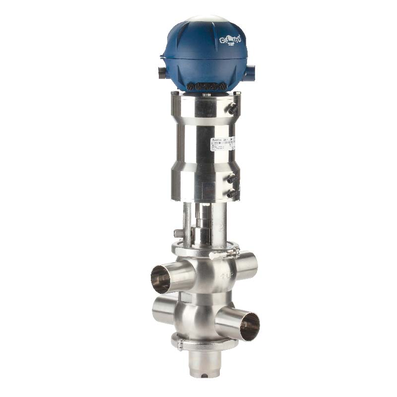 Mixproof valve ; B925 ; TT 4-90o Fixed BODY ; SS316L/EPDM ; DIN11851-2 ; DN80 (OD85mm) ; WW ; Bardiani
Incl. Giotto 3EV 2PNP AS-i Led Board