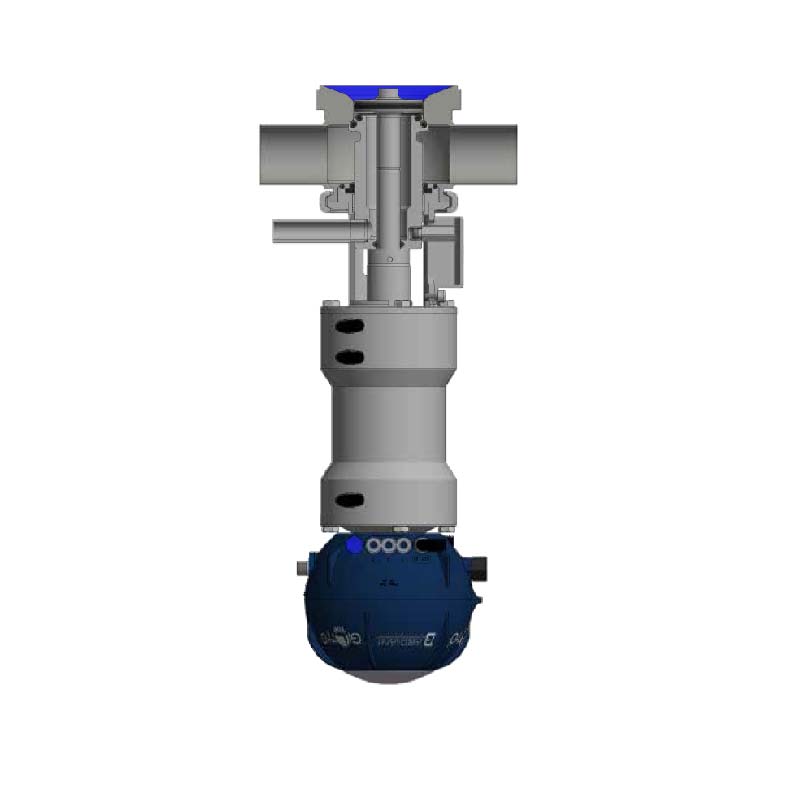 Mixproof tank bottom valve ; B935 ; 2T BODY ; SS316L/EPDM ; DIN11851-2 ; DN125 (OD129mm) ; WW ; Bardiani
Incl. Giotto 3EV 2PNP + External proximity Led Board