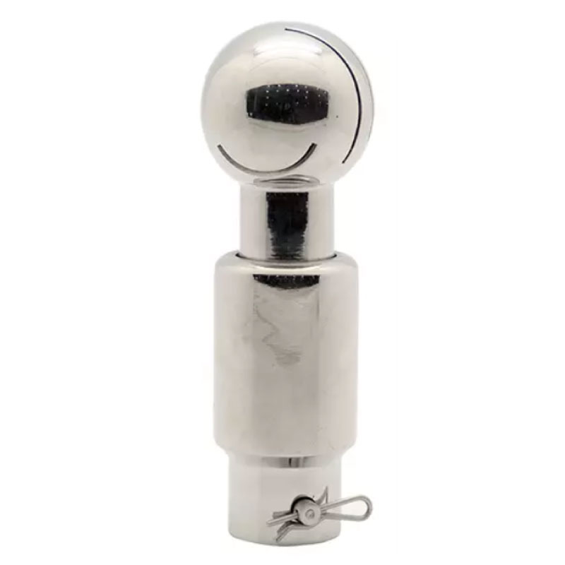 CIP spray ball ; Rotary ; Full 360o ; SMS ; SS316L ; 1.5INCH (38.1mm) ; Clip on ; China