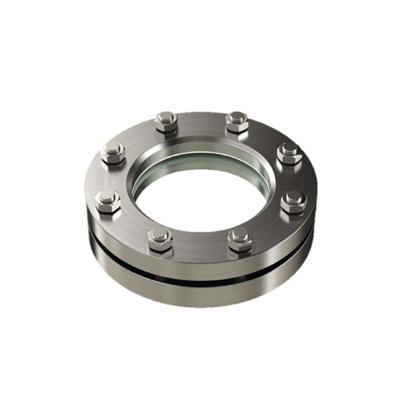 Hygienic sight glass ; for tank ; Flange type ; SS316L/Borosilicat/PTFE ; DN100 ; W ; China
