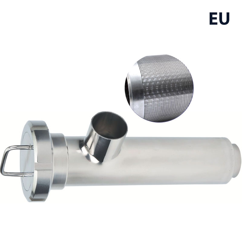 Sanitary Filter ; 90o Angle Body ; SS316L ; SMS ; Slot 300micron ; 2INCH ; WW ; EU