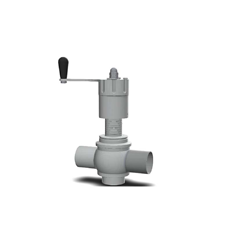 Manual Regulating valve ; BBZM ; 2T Body ; SS304 handle ; SS316L/EPDM ; DIN11851-2 ; DN150 (OD154mm) ; WW ; Bardiani