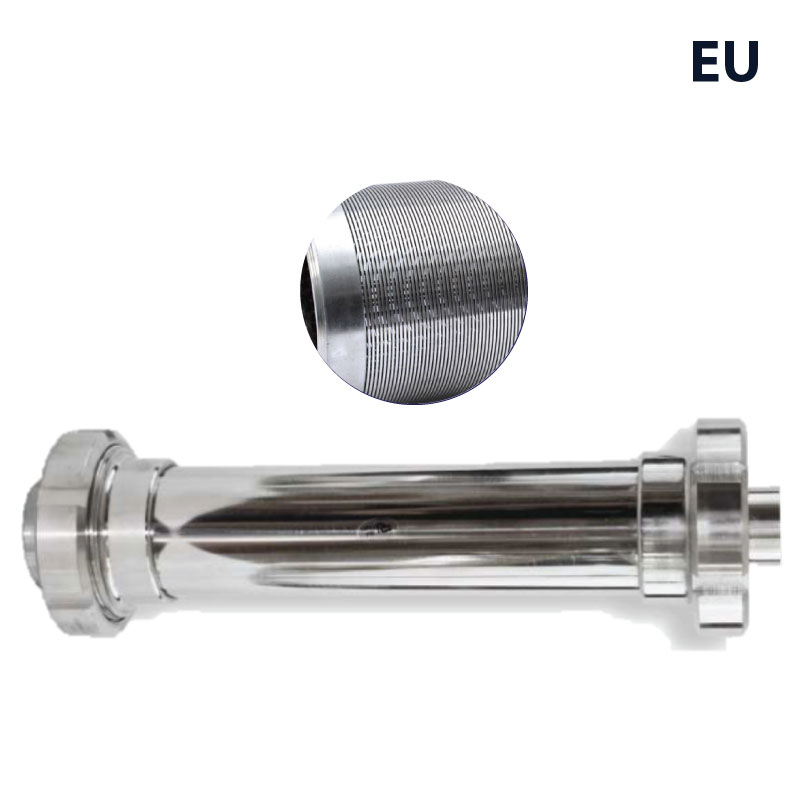 Lọc vi sinh ; Thân thẳng 180o ; Inox 316L ; DIN11851-2 ; Lỗ lọc 50micron ; DN80 ; Nối hàn ; châu Âu