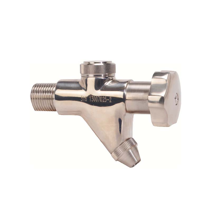 Hygienic Sample Valve ; 3 ports ; SS316L/EPDM ; ID: 15x21 ; BSP Male ; Sodime