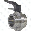 Manual Hygienic BV ; K10 Handle 2pos ; SS316L/EPDM ; SMS ; 2Inch (OD51mm) ; MM ; Sodime