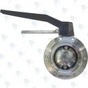 Manual Hygienic BV ; K10 Handle 2pos ; SS316L/VITON ; SMS ; 2.5Inch (OD63.5mm) ; MM ; Sodime