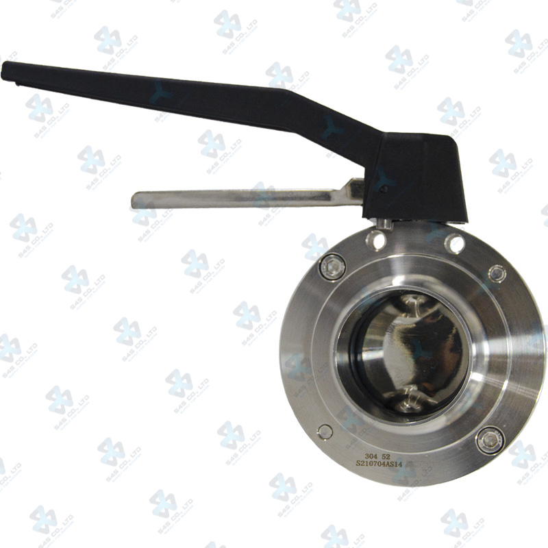 Manual Hygienic BV ; K10 Handle 2pos ; SS304/VITON ; DIN11851-1 ; DN50 (OD52mm) ; WW ; Sodime