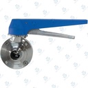 Manual Hygienic BV ; K20 Handle 13pos ; SS316L/SILICONE ; SMS ; 1Inch (OD25mm) ; WW ; Sodime