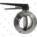 Manual Hygienic BV ; K204 Handle 13pos ; SS316L/VITON ; SMS ; 4Inch (OD101.6mm) ; WW ; Sodime