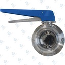 Manual Hygienic BV ; K20 Handle 13pos ; SS316L/VITON ; SMS ; 2.5Inch (OD63.5mm) ; MM ; Sodime