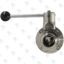 Manual Hygienic BV ; K5 Handle 2pos ; SS304/VITON ; SMS ; 1.5Inch (OD38mm) ; WW ; Sodime