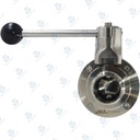 Manual Hygienic BV ; K5 Handle 2pos ; SS316L/VITON ; SMS ; 1.5Inch (OD38mm) ; WW ; Sodime