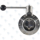 Manual Hygienic BV ; K5 Handle 2pos ; SS316L/VITON ; SMS ; 2.5Inch (OD63.5mm) ; WW ; Sodime