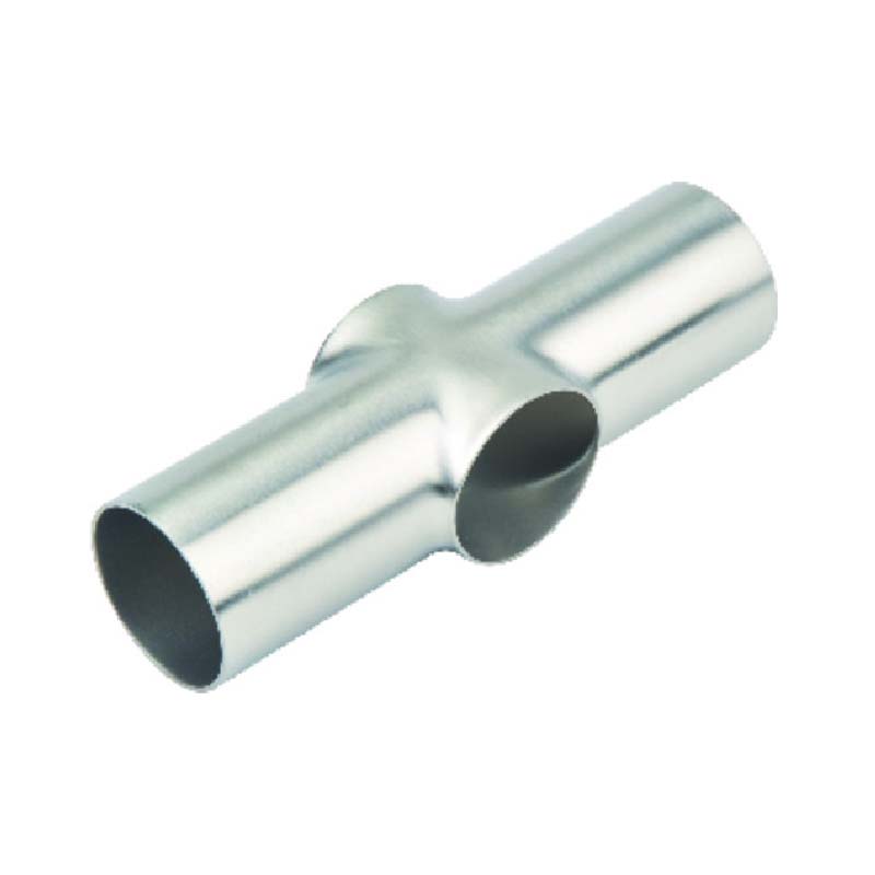 Chữ thập ; Loại ngắn ; DIN11852-2 ; Inox 316L ; DN50 (OD53mm) ; nối hàn