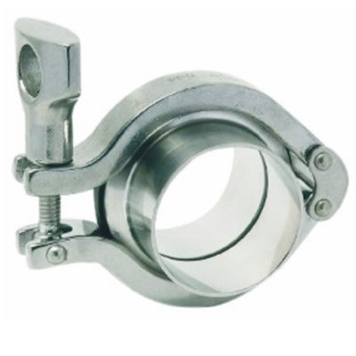 Complete Tri-Clamp ; Double pin ; DIN32676-2 ; SS316L/EPDM ; DN80 (OD85mm) ; M&S Germany