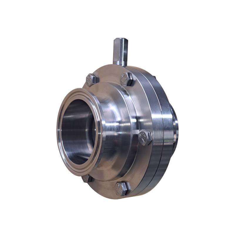 Thân van bướm vi sinh ; VVF ; Inox 316L/FKM/VITON ; ASME BPE ; 6Inch (OD152.4x2.77mm) ; Nối cùm ; Bardiani