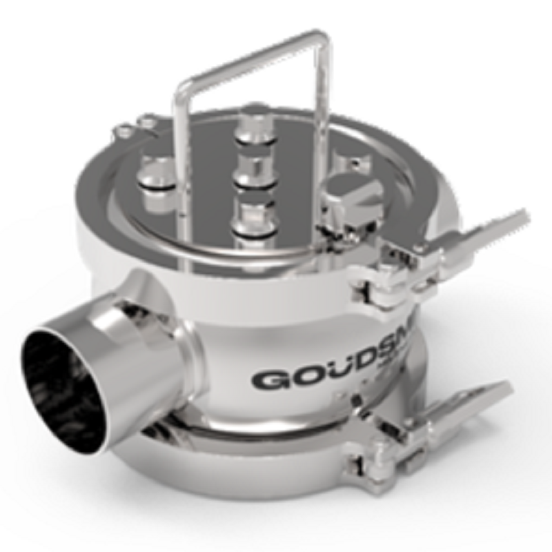 Manual Magnetic filter ; E0016970 ; Manual clean ; 10Bar ; SS316L/Silicone VMQ FDA ; DIN 11850-2 ; Flux density contact with product: 7600 Gauss ; DN50 (OD53mm) ; WW ; Goudsmit