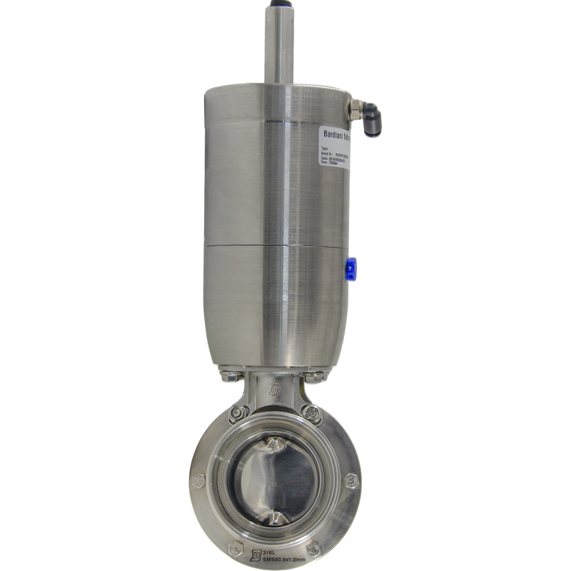 Pneu Hygienic BV ; ZVF ; Mach83 SA NC/NO ; SS316L/FKM/VITON ; SMS ; 1.5Inch (OD38mm) ; MM ; Bardiani