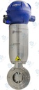 Van bướm vi sinh Đóng mở khí nén ; ZVF ; Mach98 lò xo tự hồi NC/NO ; Inox 316L/EPDM ; SMS ; 4Inch (OD101.6mm) ; Nối hàn ; Bardiani
Bao gồm J-Giotto 1EV 24VDC 1PNP PG11 Led Board