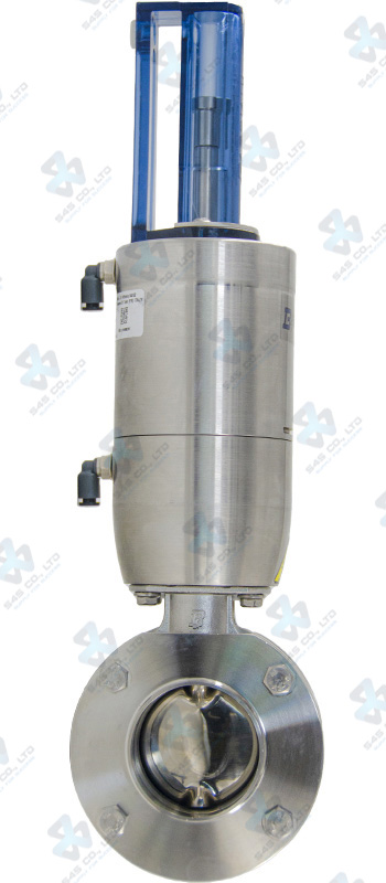 Van bướm vi sinh Đóng mở khí nén ; ZVF ; WAF4 ; Mach156 tác động kép ; Inox 316L/FKM/VITON ; ASME BPE ; 6Inch (OD152.4x2.77mm) ; Nối hàn ; Bardiani
Bao gồm Gá gắn cảm biến