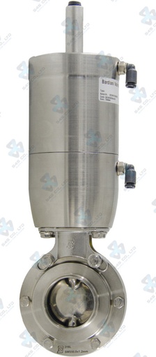 [7024514] Van bướm vi sinh Đóng mở khí nén ; ZVF ; Mach83 tác động kép ; Inox 316L/EPDM ; SMS ; 2Inch (OD51mm) ; Nối hàn ; Bardiani