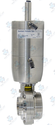 [7024534] Pneu Hygienic BV ; ZVF ; Mach98 DA ; SS316L/EPDM ; SMS ; 3Inch (OD76.1mm) ; WM ; Bardiani