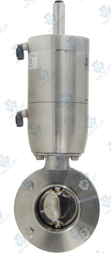 [7029035] Van bướm vi sinh Đóng mở khí nén ; ZVF ; WAF4 ; Mach83 tác động kép ; Inox 316L/EPDM ; SMS ; 1.5Inch (OD38mm) ; Nối hàn ; Bardiani