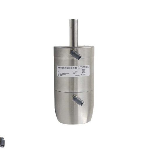 [7029108] Củ khí nén Đóng mở khí nén ; Tác động kép ; Inox 304 ; Không bao gồm pát ; 63-104 ; Bardiani