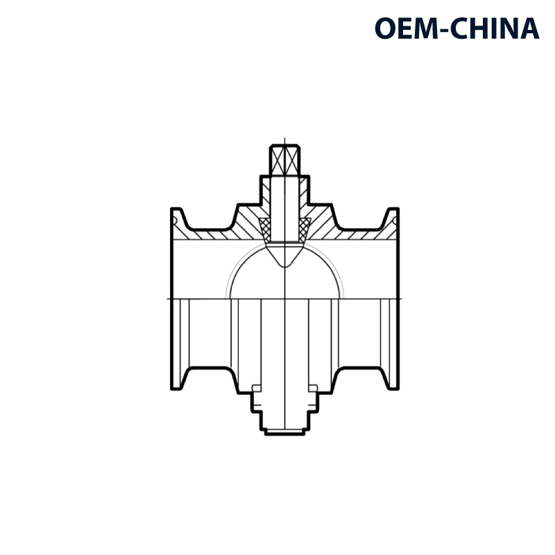 Hygienic Butterfly Valve Body Clamp-Clamp ; SMS ; SS316/316L/EPDM ; OEM-China