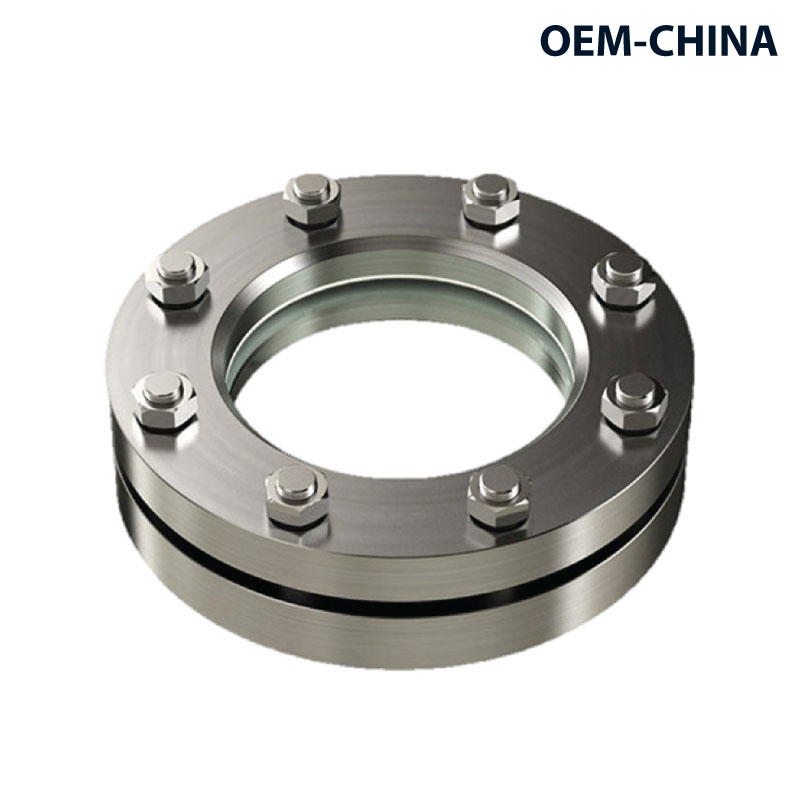 Sight Glass ; Flange Type Without Light ; SS304/304L/EPDM ; OEM-China