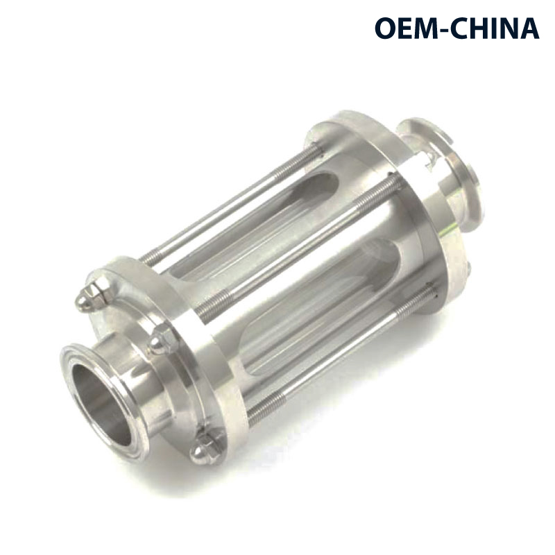 Sight Glass ; Clamp Ends - With Protection Screen ; DIN11851-2 ; SS316/316L/EPDM ; OEM-China