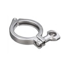 Cùm cho Tri-clamp ; Chốt đơn ; DIN32676/SMS ; Inox 304 ; 25-41 ; OEM