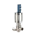 Pneu Double seal valve ; BZAW3 ; 1L Body ; SA NC ; SS316L/EPDM ; SMS ; 2 auxiliary valves 45-315 ; 1.5Inch (OD38mm) ; WW ; Bardiani
Incl. Easy Top for Proximities mouting