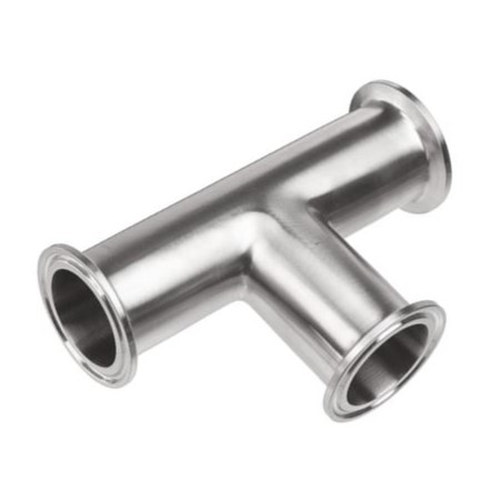 [7007084] Tê giảm ; Loại dài ; SMS ; Inox 316L ; 2.5x1.5INCH (63.5x38mm) ; nối ferrule