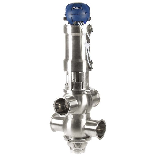 [7002153] Mixproof valve ; B925V ; TT 4-90o Fixed BODY ; SS316L/EPDM ; ASME BPE ; 4Inch (OD101.6mm) ; Ferrule ends ; Bardiani
Incl. Giotto 3EV 2PNP + 1 external proximity AS-i Led Board