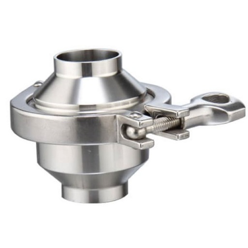 [7007120] Van một chiều vi sinh ; Inox 316L/EPDM ; SMS ; Kiểu thân cùm giữa ; 1.5Inch (OD38mm) ; nối hàn ; Sodime