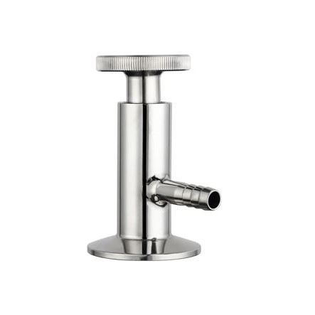 [7007304] Hygienic Sample Valve ; 2 ports ; SMS ; SS316L/EPDM ; ID6 ; Ferrule - hose nozzle ; China