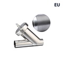 Lọc vi sinh ; Thân Y 45o ; Inox 316L ; DIN11851-2 ; Lỗ lọc 50micron ; DN100 ; Nối hàn ; châu Âu