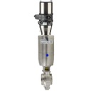 Van bướm vi sinh Đóng mở khí nén ; ZVF ; Mach98 lò xo tự hồi NC/NO ; Inox 316L/FKM/VITON ; ASME BPE ; 3Inch (OD76.2x1.65mm) ; Nối hàn ; Bardiani
Bao gồm Bộ điều khiển Burkert 4-20mA