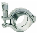 Bộ Tri-clamp ; Chốt đôi ; DIN32676-2 ; Inox 316L/EPDM ; DN80 (OD85mm) ; M&S Germany